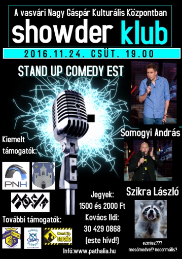Stand Up Comedy Showder Klub Vasváron